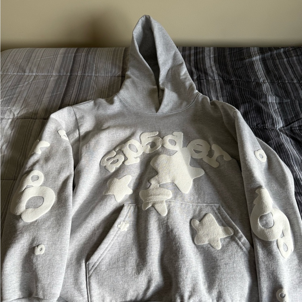 Sp5der Beluga Hoodie “grey”